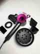 Фен Super Hair Dryer серо-розовый с ионизацией и турборежимом 5 насадок - изображение 7