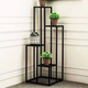 Stojak na kwiaty ModernHome by Multistore 4 półki Ciemny orzech (PJJPS0011 DARK) - obraz 6