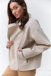 Куртка косуха з пальтової тканини Wear me M Молочний (13_25_74_10501) - изображение 2