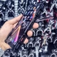 Чехол Metal Cyber Bamper для Motorola Edge 60 Pro с кольцом и шнурком-держателем black - изображение 4