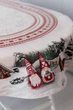 Гобеленовая скатерть Прованс Snowfall овальная 135x180 см (41725) (4823093475205) - изображение 4