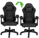 Fotel gamingowy Springos HF0035 Czarny (5908455301046) - obraz 4
