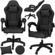 Fotel gamingowy Springos HF0035 Czarny (5908455301046) - obraz 6