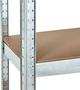 Стелаж металевий ModernHome by Multistore G9030A 180 x 90 x 30 см Срібний (5905817006656) - зображення 5