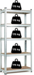 Стелаж металевий ModernHome by Multistore G9030A 180 x 90 x 30 см Срібний (5905817006656) - зображення 9