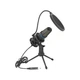 Микрофон USB, игровой, RGB, Condensador Wire Gaming Mic for Podcast Recording Studio, Streaming, Laptop, Desktop PC, 1.6m, Black - изображение 1