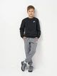 Детский теплый свитшот на флисе для мальчика Nike K Nsw Club Flc Crew Ls Lbr FD3006-010 128-137 см Черный (196607241134) - изображение 3
