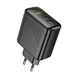 Мережевий зарядний пристрій Hoco CS26A, 2Type-C, 1USB, PD, QC, 45W, Чорний - зображення 2