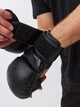 Перчатки для MMA спаринговые (крабы) ZTTY для смешанных единоборств (черные, XL 80+ кг ) - изображение 7