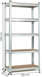 Стелаж металевий ModernHome by Multistore G12045 205 x 120 x 45 см Срібний (5905817006694) - зображення 11