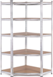 Стелаж металевий кутовий ModernHome by Multistore G9040C 180 x 90 x 40 см Срібний (5905817006717) - зображення 2