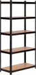 Стелаж металевий ModernHome by Multistore G9030B 180 x 90 x 30 см Чорний (5905817006663) - зображення 1