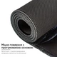 Игровой коврик для мыши мышки игровая поверхность Черная 800x300x3 мм U&P Stalker 2 Control-Speed с прошитыми краями и нескользким резиновым основанием для ПК ноутбука гейминга работы обучения - изображение 4