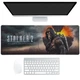 Игровой коврик для мыши мышки игровая поверхность Черная 800x300x3 мм U&P Stalker 2 Control-Speed с прошитыми краями и нескользким резиновым основанием для ПК ноутбука гейминга работы обучения - изображение 7