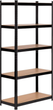 Стелаж металевий ModernHome by Multistore G9040B 180 x 90 x 40 см Чорний (5905817006670) - зображення 1