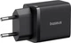 Зарядное сетевое устройство 30W Baseus Cube Type-C+USB с функцией быстрой зарядки QC3.0+PD3.0 |P10111404113-00| Black - изображение 7
