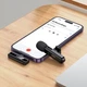 Комплект беспроводных петличных микрофонов HOCO L20 Fair wireless microphone Lightning 60mAh Black (6942007655484) - изображение 7