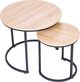 Zestaw stolików kawowych ModernHome by Multistore Loftowy design 2 szt (PJJCT0111) - obraz 2