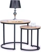 Zestaw stolików kawowych ModernHome by Multistore Loftowy design 2 szt (PJJCT0111) - obraz 4