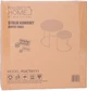 Zestaw stolików kawowych ModernHome by Multistore Loftowy design 2 szt (PJJCT0111) - obraz 6