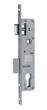 Замок с защелкой PVC SIBA 10053/P B=20 мм для металлопластиковой двери (10053/P-20 CP) - изображение 1
