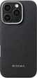 Чехол для смартфона Pitaka Military-Grade Protective Case Twill 600D для Apple iPhone 16 Pro Black/Grey (KI1601PPA) - изображение 1