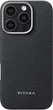 Панель Pitaka Ultra-Slim Case Classic Twill 600D для Apple iPhone 16 Pro Black/Grey (KI1601PA) - зображення 1
