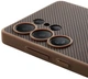 Чехол для смартфона Samsung Galaxy S25 Ultra Pitaka PinButton Case Plain 600D Black/Gold (PBS2502U) - изображение 4