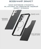 Чехол для смартфона Samsung Galaxy S25 Ultra Pitaka PinButton Case Plain 600D Black/Grey (PBS2501U) - изображение 10