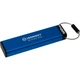 USB флеш накопичувач Kingston 128GB IronKey Keypad 200 AES-256 Encrypted Blue USB 3.2 (IKKP200/128GB) - изображение 4