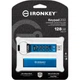USB флеш накопичувач Kingston 128GB IronKey Keypad 200 AES-256 Encrypted Blue USB 3.2 (IKKP200/128GB) - изображение 7