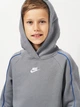 Детский теплый спортивный костюм (худи + штаны) для мальчика Nike HQ9318-084 M 137-147 см Smoke Grey/Smoke Grey/Game Royal/White (198481728183) - изображение 4