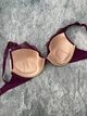 Мереживний бюстгальтер Thirdlove 24/7 Lace Contour Plunge Bra - фуксія - 70E1/2 - изображение 3