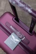 Валіза пластикова Wings 190 М Бордова cередня - зображення 3