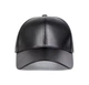 Кепка мужская экокожа осенняя регулируется размер 56–59 см черная (150425) - изображение 2