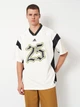 Футболка длинная мужская Adidas Originals Football JY2762 L Белая с принтом (4068808787659) - изображение 1