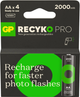 Акумулятор GP ReCyko Pro Photo Flash AA (HR6) 1.2V 2000 mAh 4 шт (4891199212765) - зображення 3