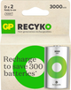 Akumulator GP ReCyko D (HR20) 1.2V 3000 mAh 2 szt (GPRHC30DC002) - obraz 2