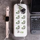 Мережевий фільтр подовжувач на 8 розеток з 3 USB 1 Type-C та кнопкою відключення F20U 2.8 м Білий HP-5-27 - изображение 2