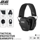 Тактичні навушники 2E Defence NRR 25 dB пасивні Black (2E-TPE016BK) - зображення 1