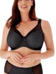 Бюстгальтер Berlei Beauty Stripe 541 мінімайзер на великі груди 85D Black Grey (5053014817565) - изображение 1