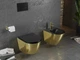 Подвесной унитаз MEXEN LENA GOLD BLACK MATT * - изображение 2