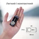 Фонарь брелок Wuben G2, 500 лм, 46 м, 70 ч, 5 уровней яркости, магнит, 280 мА·ч, EDC, сверхкомпактный Зелёный (6971196511301) - изображение 7