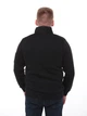 Кофта мужская черная классическая на флисе 73 3XL - изображение 5