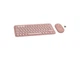 Комплект (клавіатура + миша) Logitech Pebble 2 Combo Rose Wireless (920-012241) - изображение 2