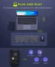Беспроводной комплект JOMAA клавиатура + мышь с подсветкой 2.4 Ghz - изображение 6