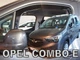 Дефлекторы окон ветровики Opel Combo E 4d 5d 18- вставные 2шт Heko Опель Комбо Е АМ00548451 - изображение 1
