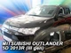 Дефлекторы окон ветровики Mitsubishi OUTLANDER 5D 12-21 вставные 4шт Heko Митсубиси Аутлендер АМ0007589 - изображение 1