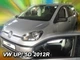 Дефлектори вікон вітровики Volkswagen Up! 5D 11-24 вставні 2шт Heko Фольксваген Ап! АМ00227651 - зображення 1
