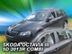 Дефлекторы окон ветровики Skoda Octavia A7 5D Combi 13-20 вставные 4шт Heko Шкода Октавия АМ0007866 - изображение 1